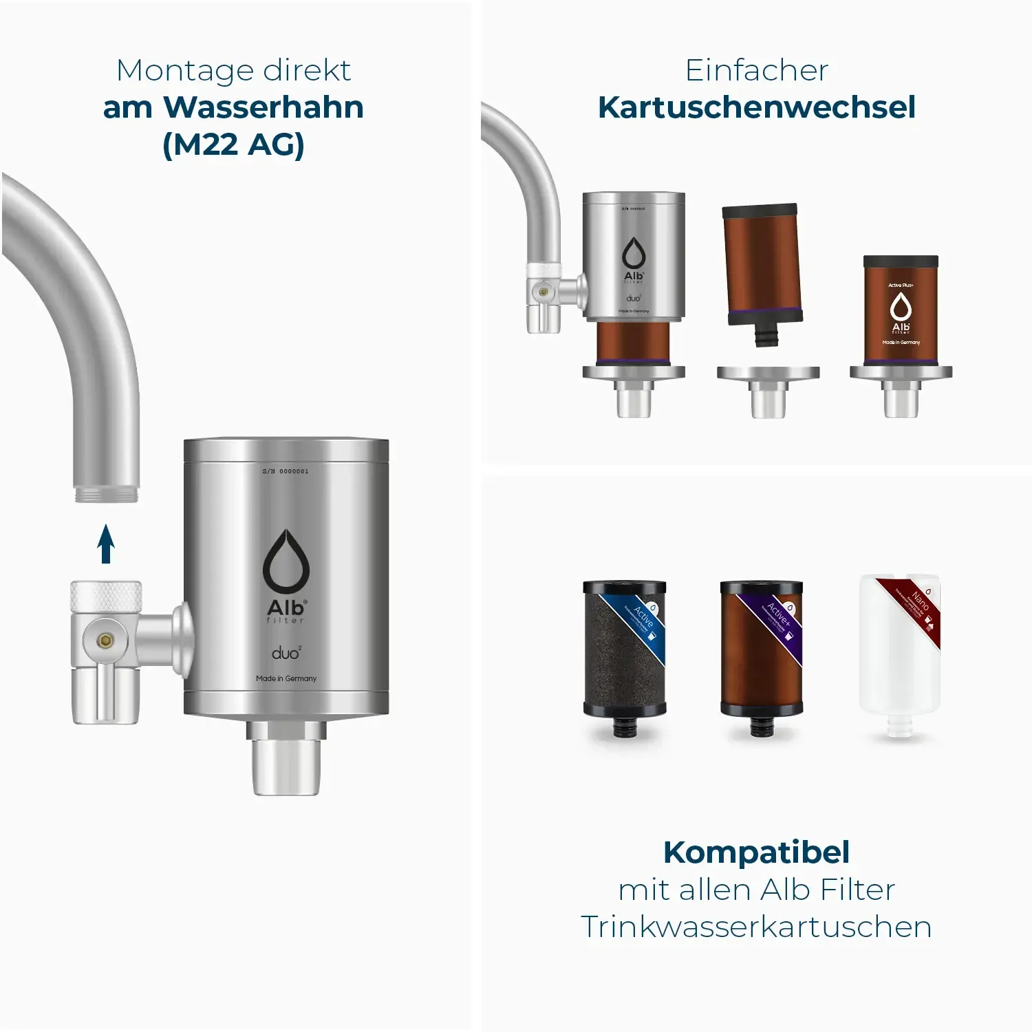 Alb Filter Duo Active Plus+ Wasserfilter für den Wasserhahn - Image 7