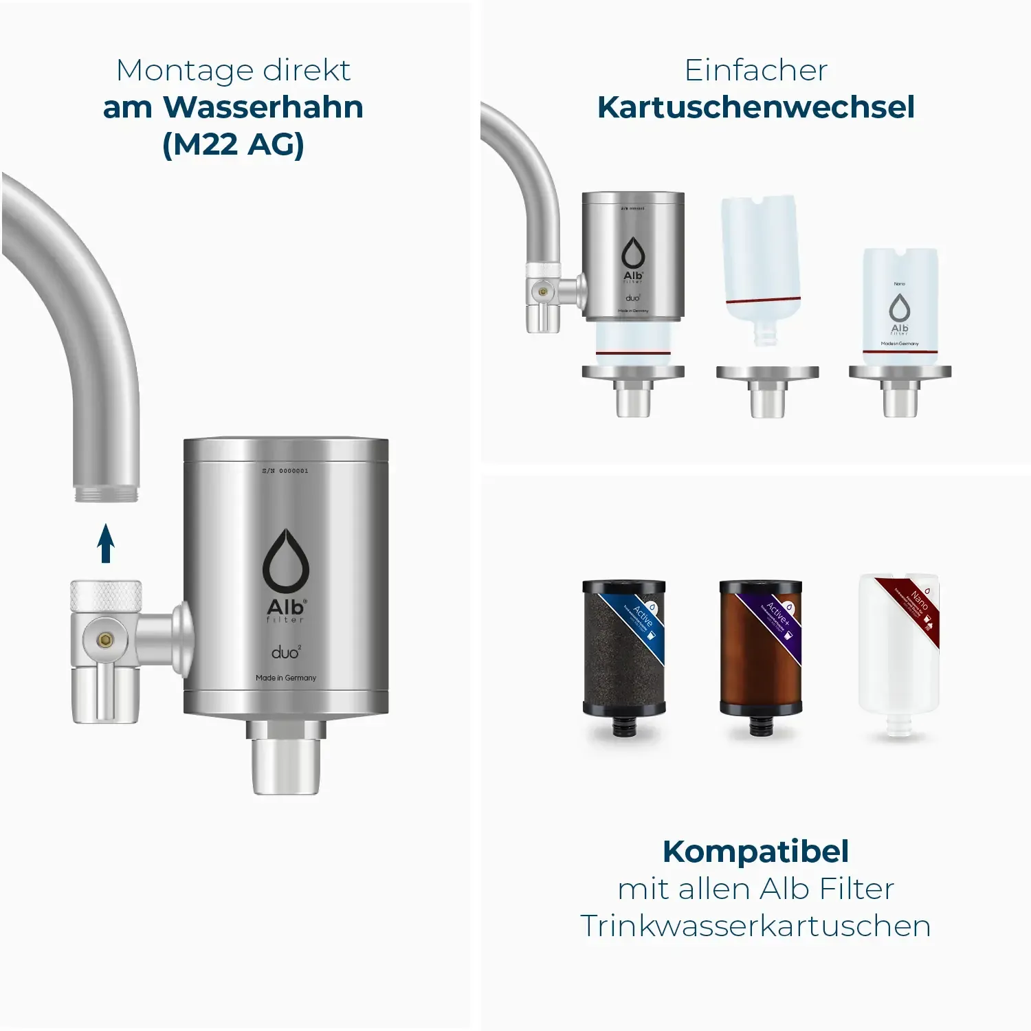 Alb Filter Duo Nano - Wasserfilter für den Wasserhahn - Image 6